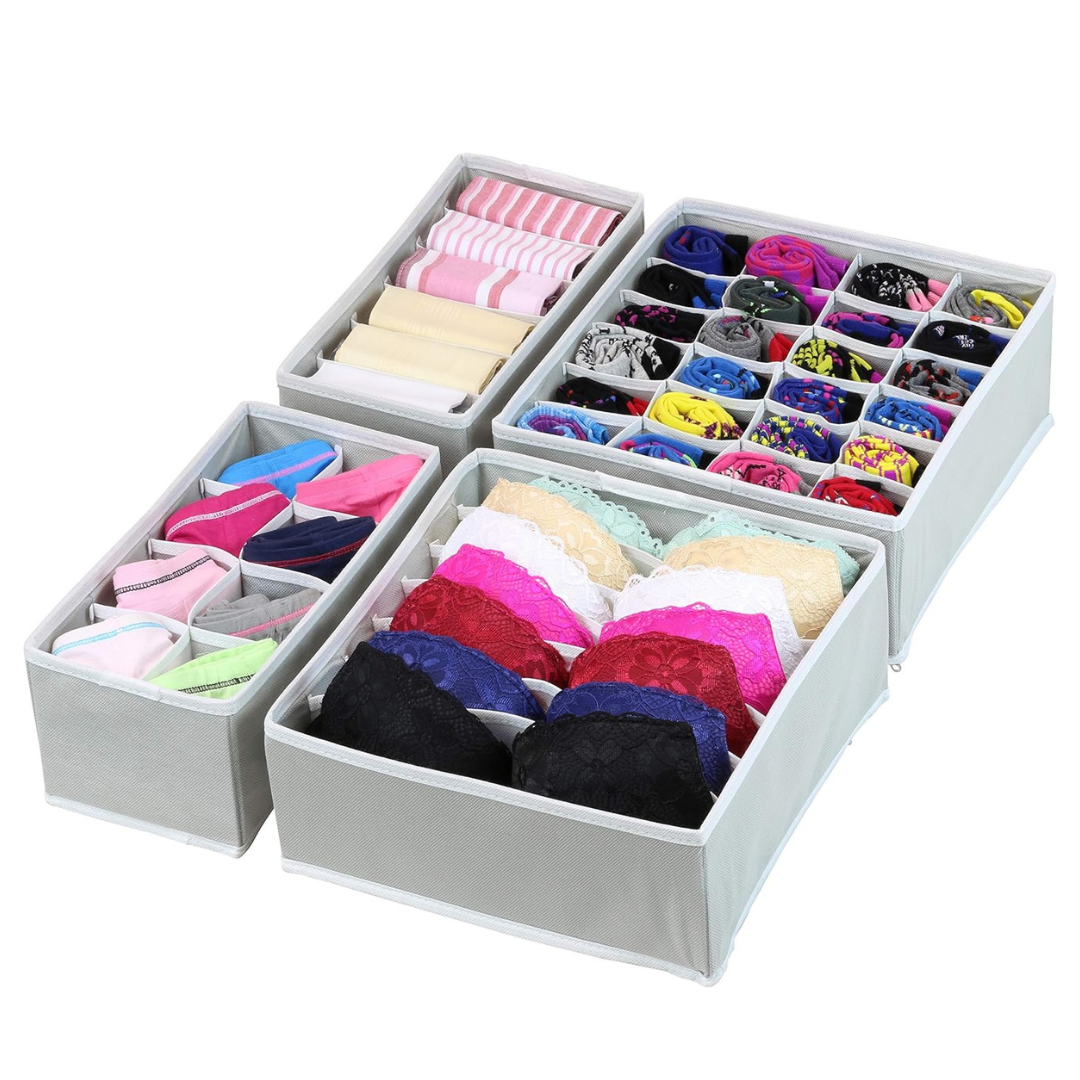 Organizador de ropa interior y medias 4 en 1  - LuxeOrder®