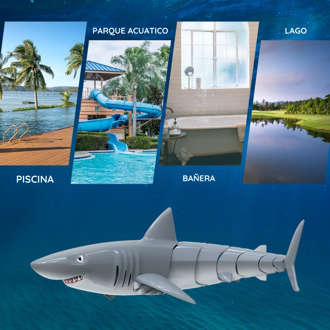 AQUASHARK® - TIBURON A CONTROL REMOTO