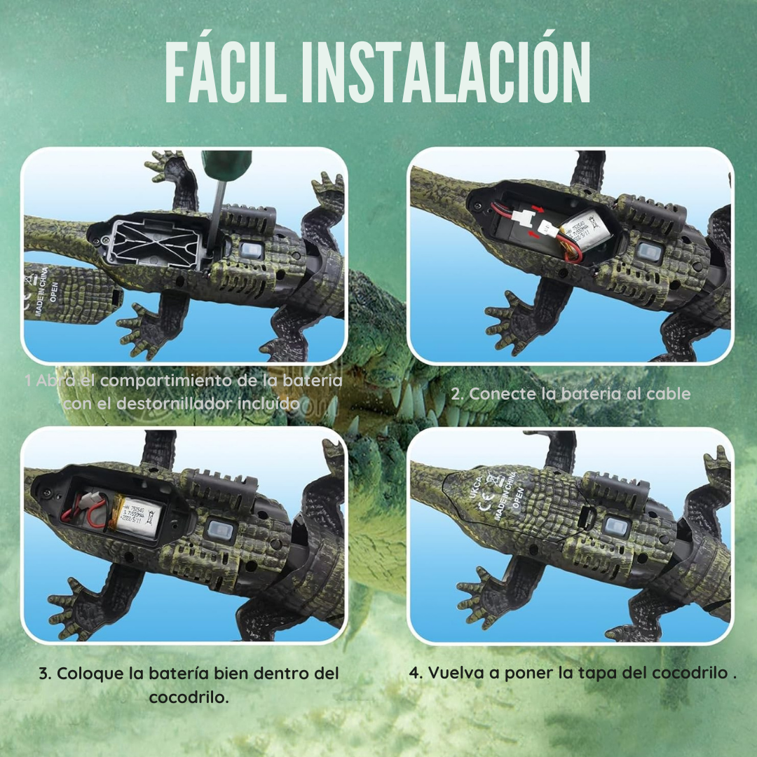 Croczilla® - Cocodrilo a Control remoto