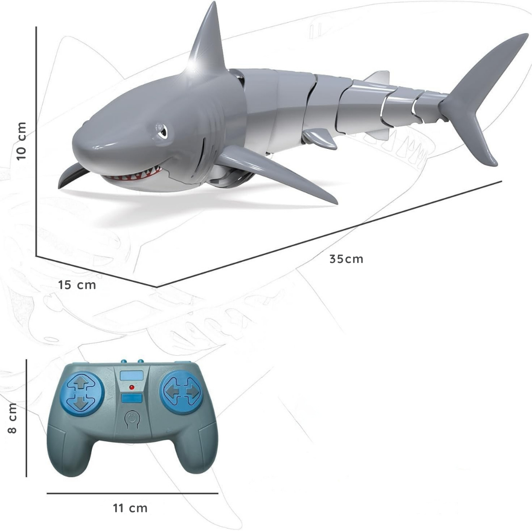 AQUASHARK® - TIBURON A CONTROL REMOTO
