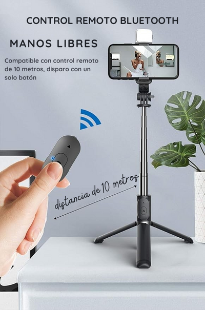 VibeCam® -  Tripode para celular 4 en 1