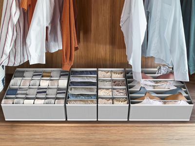 Organizador de ropa interior y medias 4 en 1  - LuxeOrder®