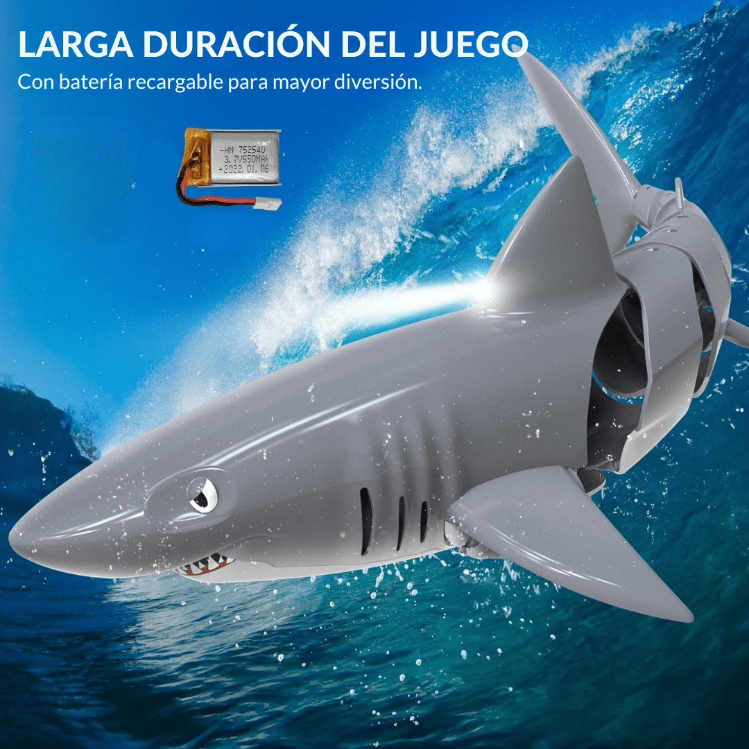 AQUASHARK® - TIBURON A CONTROL REMOTO - DIgitalben