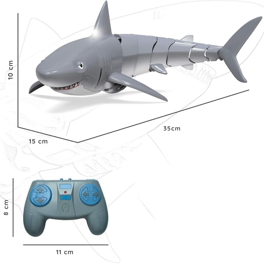AQUASHARK® - TIBURON A CONTROL REMOTO - DIgitalben
