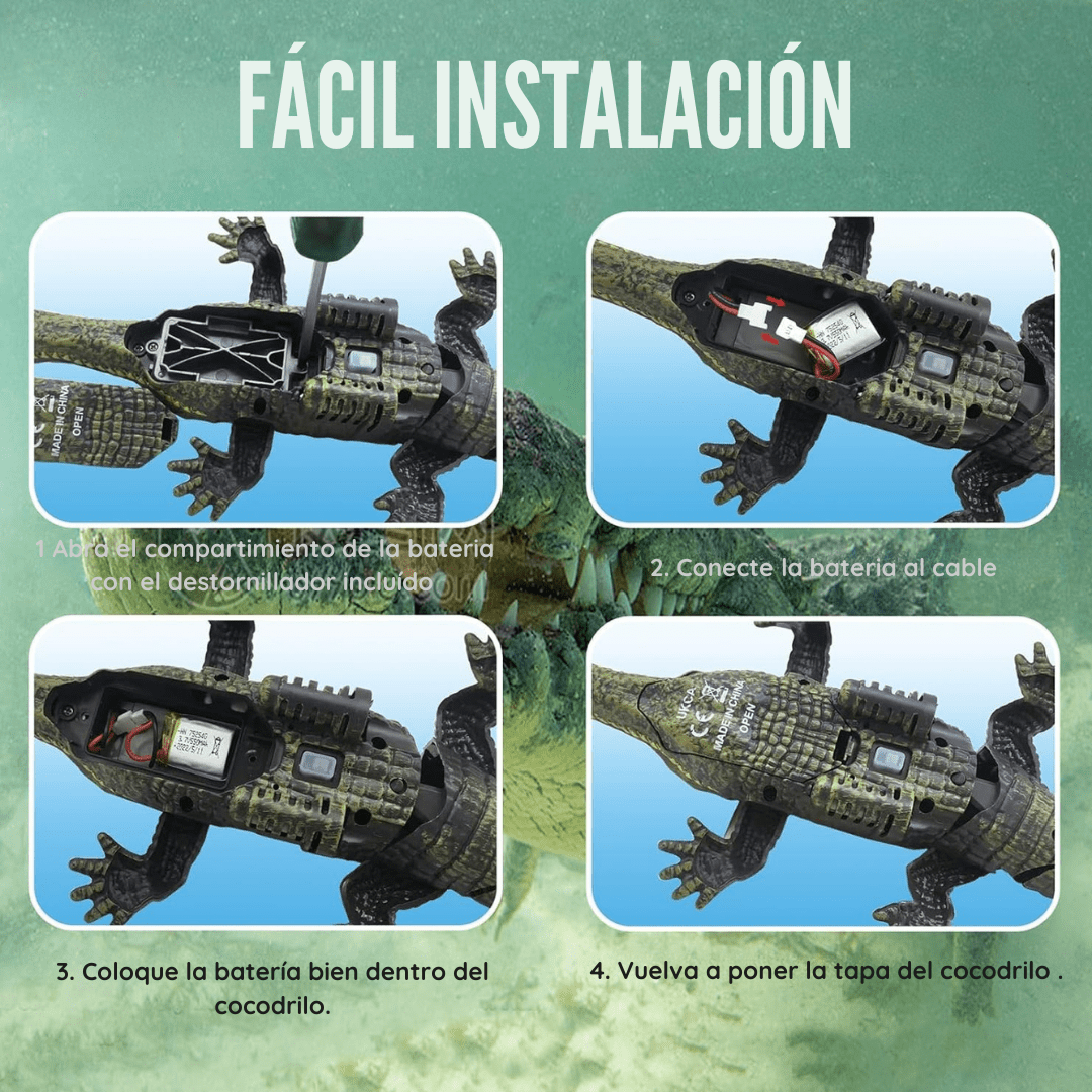 Croczilla® - Cocodrilo a Control remoto - DIgitalben