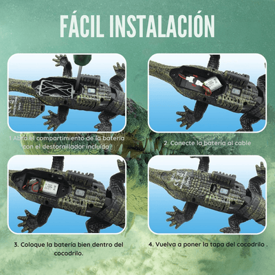 Croczilla® - Cocodrilo a Control remoto - DIgitalben