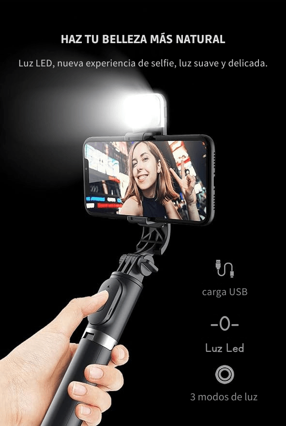 VibeCam® - Tripode para celular 4 en 1 - DIgitalben